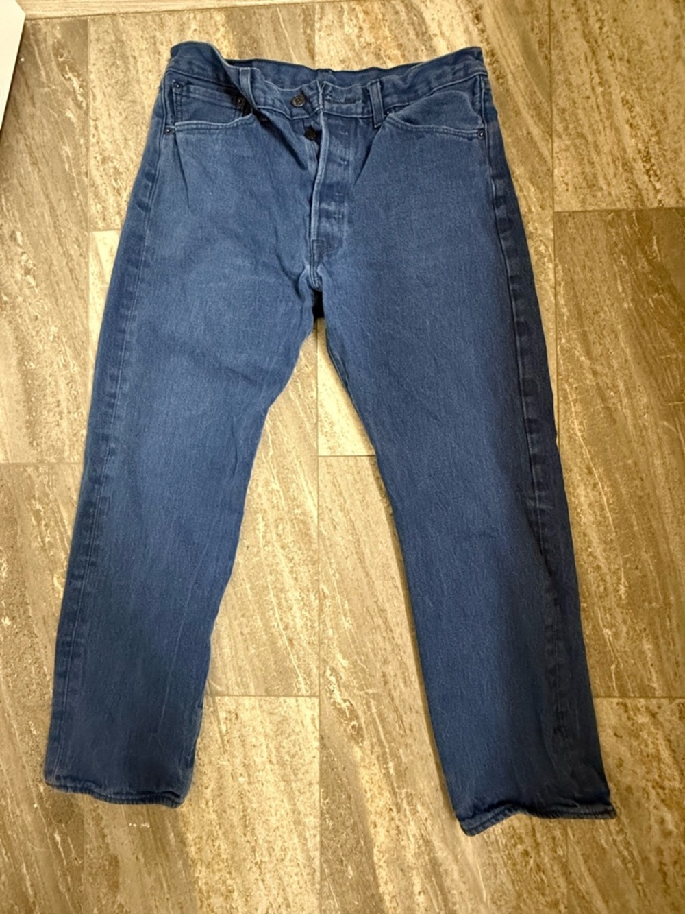 Levi's Men's Dark Blue Straight Jeans